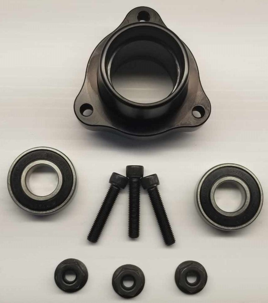 FHB-5/8 Black Front Hub 5/8 Bearings