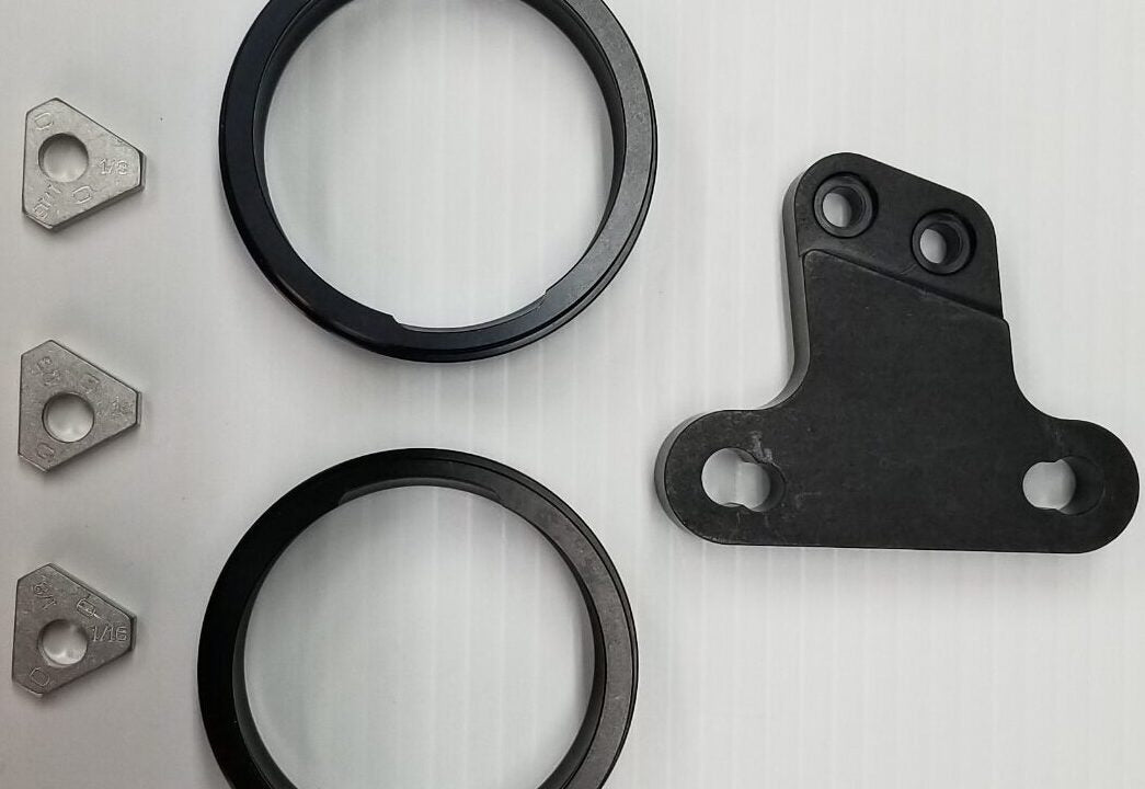 LB7-BRAKE, CLAM-IN, & CLAM-PILL Rage Left Clamshell Brake Bracket 7 Inch- Clamshell Insert 1-1/4