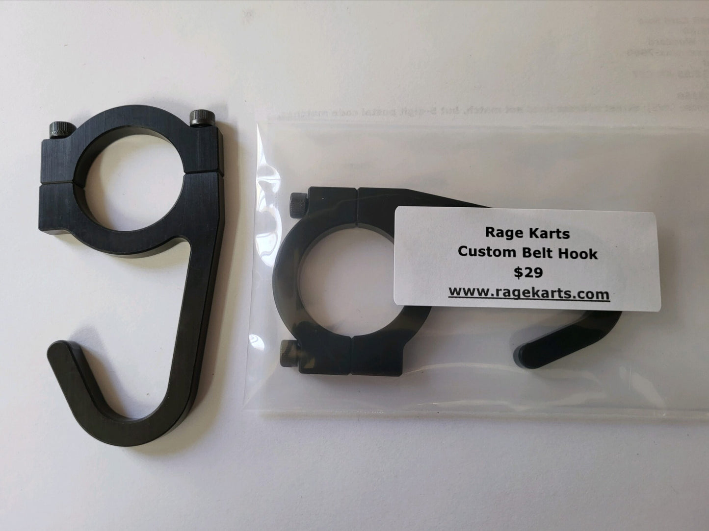 HOOK-1 Rage Custom Hook: 1 Belt or Helmet Hook